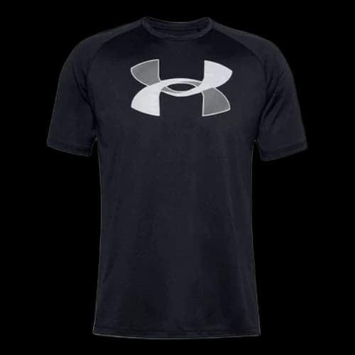 Under Armour Big Logo Tech Short Sleeve T-Shirt 'Black Grey'