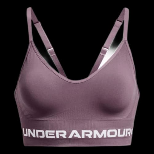 Under Armour Seamless Low Long Bra 'Purple' (Women's)