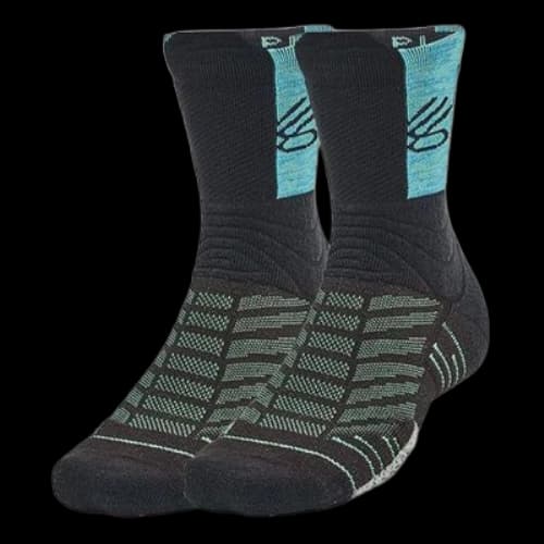 Under Armour Curry Playmaker Crew Socks 'Black Blue'