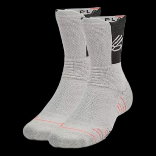 Under Armour Curry x Sour Patch Kids Playmaker Crew Socks 'Grey'