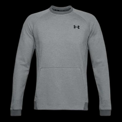 Under Armour Unisex Doubleknit Round-neck Sweatshirt Gray