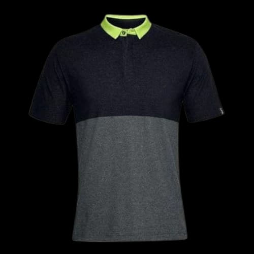 Under Armour Range Unlimited Hazard Polo Shirt 'Black Grey'