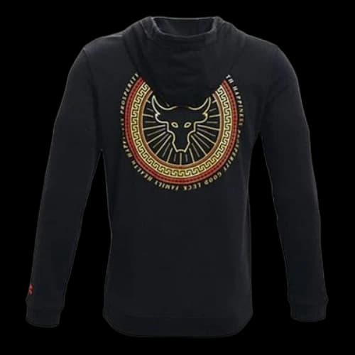 Under Armour Project Rock Leisure Running Training Sports Jacket Men's Black
