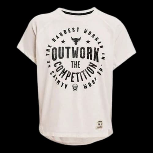 Under Armour Project Rock Outwork Printing White (Women's)