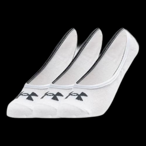 Under Armour Essential Lolo Liner Socks (3 Pack) 'White'