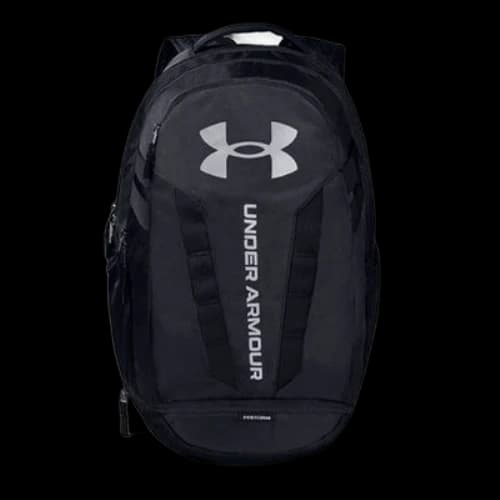 Under Armour Hustle 5.0 Backpack 'Black Silver'
