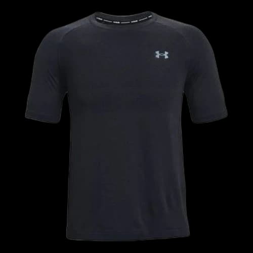 Under Armour Vanish Seamless Logo Pattern Loose Round Neck Short Sleeve Gray