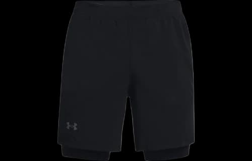 Under Armour Launch Run 2-in-1 Shorts 'Black'