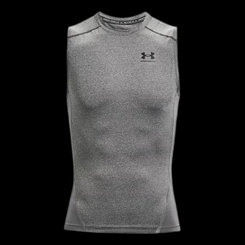 Under Armour HeatGear Sleeveless Shirt 'Carbon Heather Black'