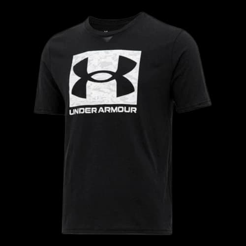 Under Armour ABC Camo Boxed Logo Short Sleeve T-shirt 'Black White'