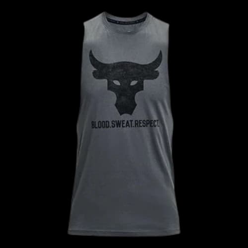 Under Armour Project Rock Brahma Bull Tank 'Pitch Grey'