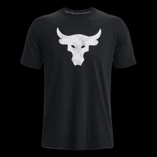 Under Armour Project Rock Brahma Bull Short Sleeve T-shirt 'Black Ivory'