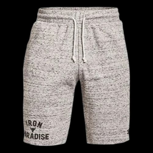 Under Armour Project Rock Terry Shorts 'Grey'
