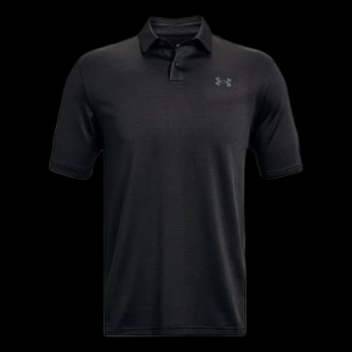 Under Armour Performance Stripe Polo Shirt 'Black'