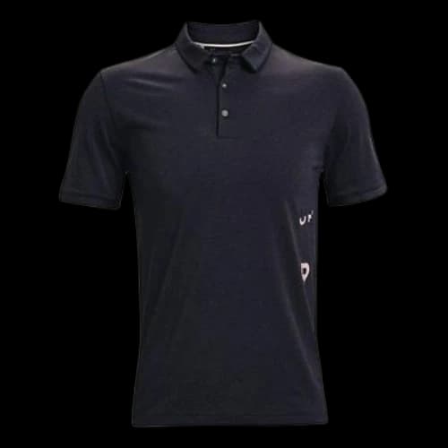 Under Armour Curry Vanish Letter Print Golf Short Sleeve Polo Men s Purple