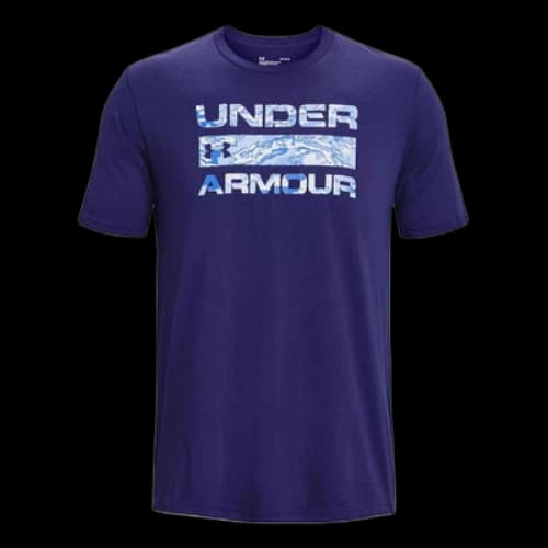 Under Armour Stacked Logo Fill T-Shirt 'Purple Blue'