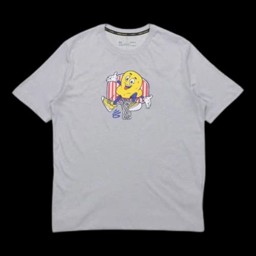 Under Armour Curry Popcorn Short Sleeve Men's Grey