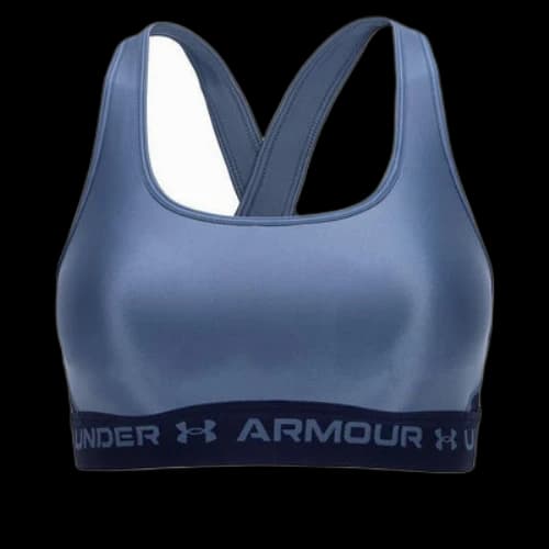 Under Armour Crossback Matte Shine Bra 'Blue' (Women's)