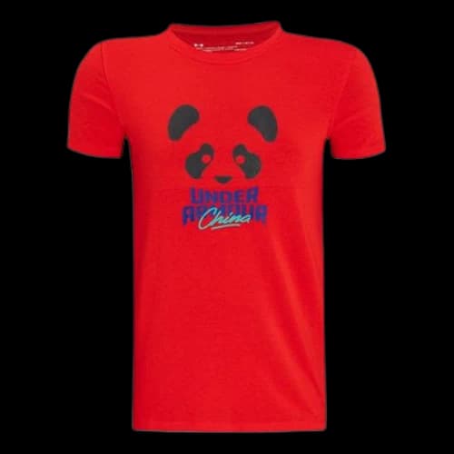 Under Armour QT China Training Sports Short Sleeve Red (Women's)
