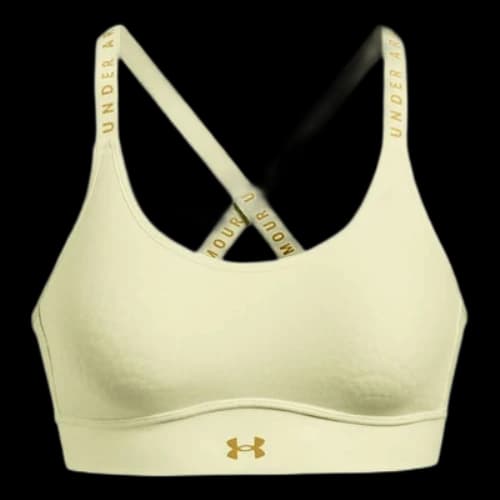 Under Armour Infinity Mid Covered Sports Bra 'Lemon Yellow' (Women's)