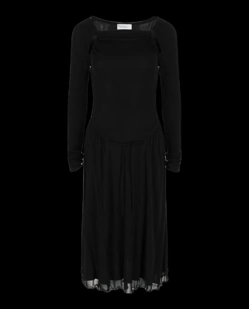 Ferragamo Cut-Out Detailed Midi Dress Black