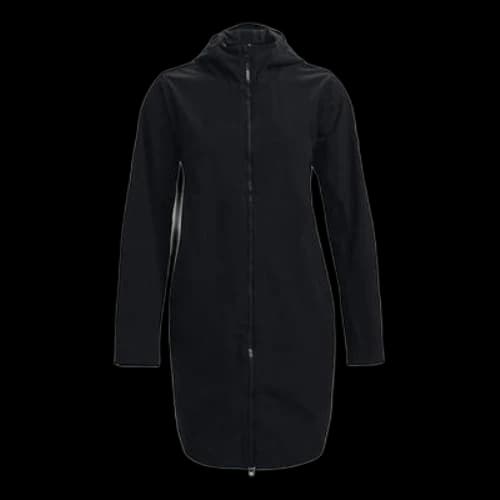 Under Armour Rush Shell Casual Mid-Length Hooded Jacket 'Black' (Women's)