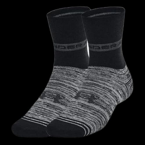 Under Armour Essential Hi Lo Socks 2-Pack 'Black'