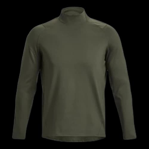 Under Armour Rush ColdGear Mock Long Sleeve T-Shirt 'Green'