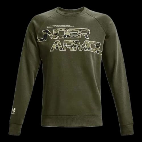 Under Armour Rival Fleece Camo Sweatshirt 'Olive Green'