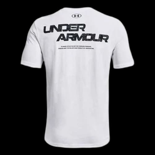 Under Armour Abc Camo Fill Wordmark T-shirt 'White Black'