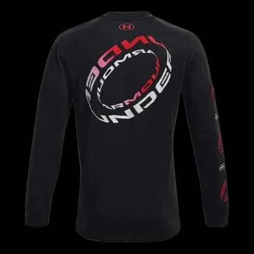 Under Armour Branded Spiral Heavyweight Long Sleeve T-shirt 'Black'