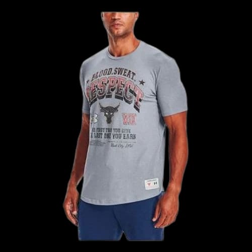 Under Armour Project Rock Graphic T-shirt 'Grey'