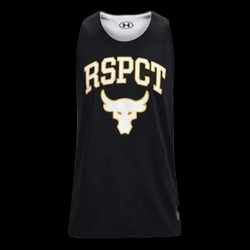 Under Armour Project Rock Reversible Pinnie Training Tank Top 'Black'