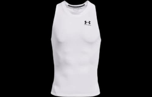 Under Armour HeatGear Compression Tank 'White'