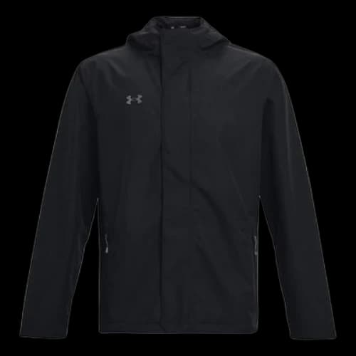 Under Armour Stormproof Lined Rain Jacket 'Black Grey'