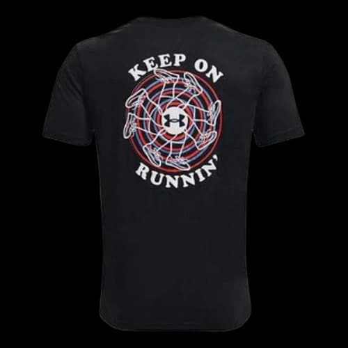 Under Armour Keep Run Graphic T-shirt 'Black'