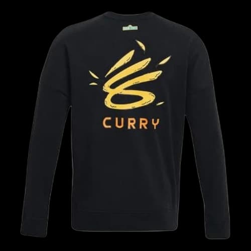 Under Armour Curry Big Bird Long Sleeve T-shirt 'Black Yellow'