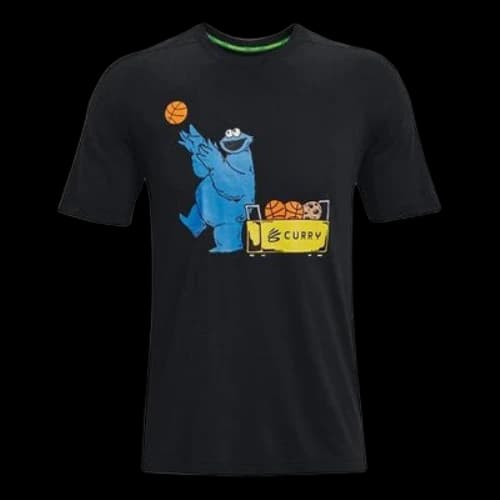 Under Armour Curry Cookie Monster T-shirt 'Black'