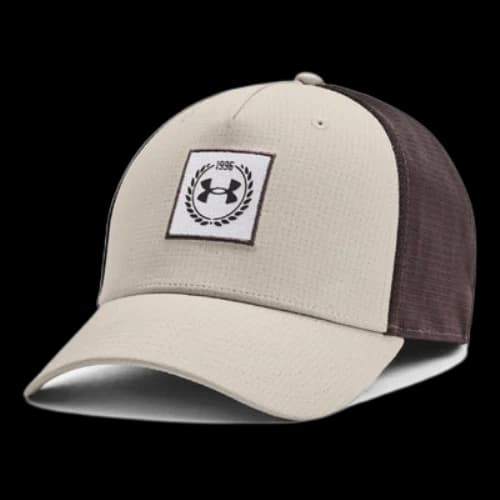 Under Armour Iso-Chill ArmourVent Trucker Caps 'Tan Brown'