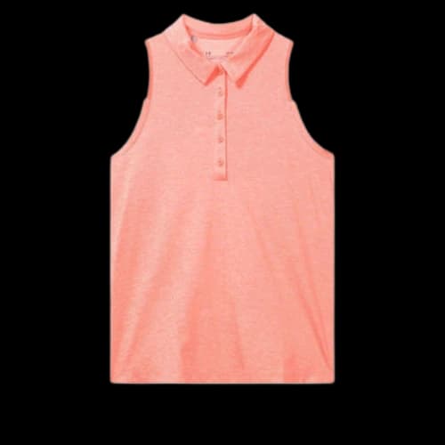 Under Armour Zinger Point Sleeveless Polo Shirt 'Pink' (Women's)