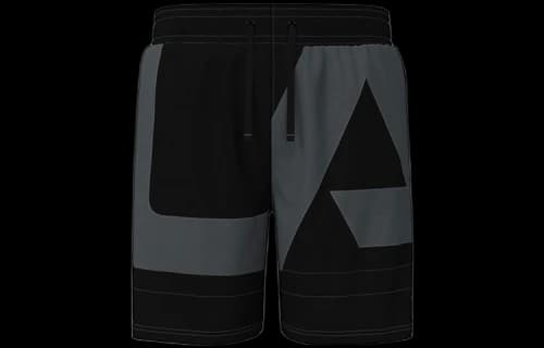 Under Armour Baseline Woven 7 inch Basketball Shorts 'Black Grey'