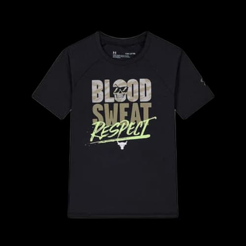 Under Armour Project Rock Tech Respect T-Shirt 'Black'
