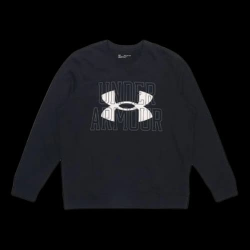 Under Armour Rival Terry Logo Crew Sweatshirt 'Black'