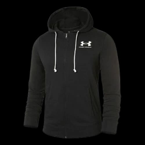 Under Armour Rival Terry Hooded Jacket 'Black'