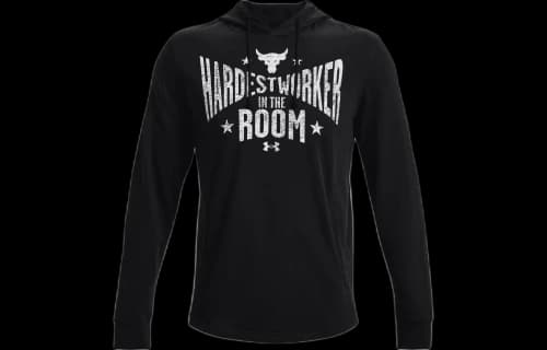 Under Armour Project Rock Terry Hoodie 'Black'