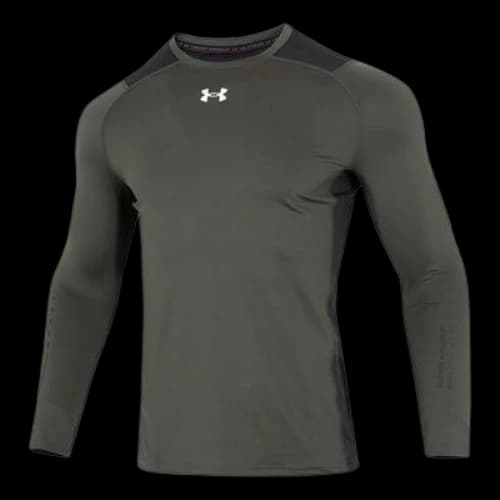 Under Armour HeatGear Vent Fitted Long Sleeve 'Green'