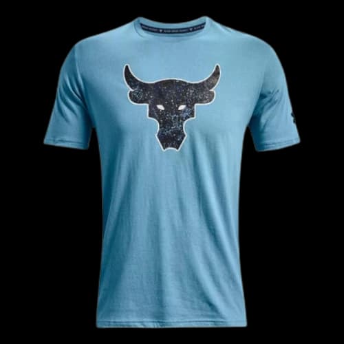 Under Armour Project Rock Brahma Bull Short Sleeve T-shirt 'Sky Blue'