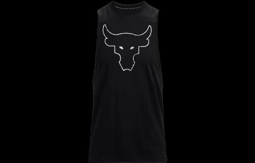 Under Armour Project Rock Brahma Bull Tank 'Black White'