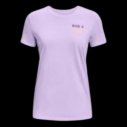 Under Armour Rise Thrive Logo T-shirt 'Purple' (Women's)