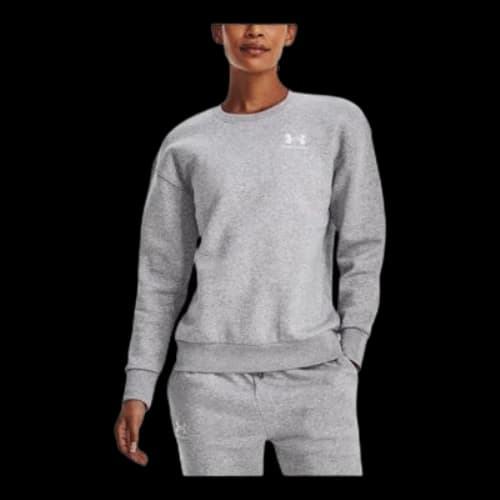 Under Armour Essential Fleece Crew Sweatshirt 'Grey' (Women's)